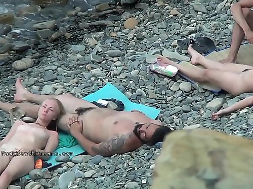 Hot european first-timer nudists in this spycam compilation