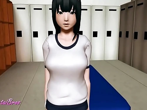 manga porn 3 dimensional girl in fitness uniform pummeled by boss