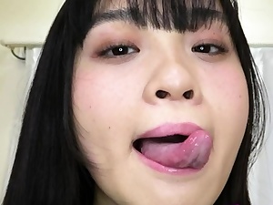 asian nose licking,face slurping fetish teenager